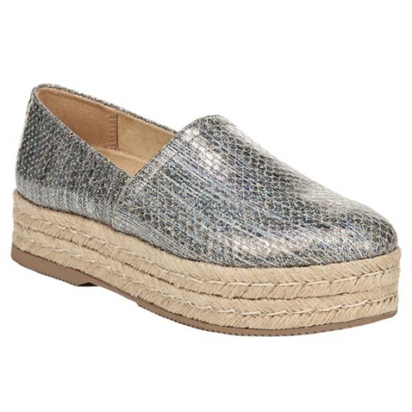 Naturalizer Shoes - 𝅺naturalizer Thea 3 Espadrilles - Pewter Snake 9